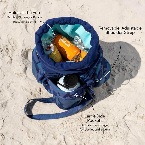 CORKCICLE Beverage Bucket Cooler Bag, Navy Camo - Picture 4 of 4